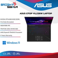 ASUS ROG STRIX G17 G713P-VLL126W/ 17.3 WQHD IPS 240HZ / R9-7940HX / 16GB (8X2) DDR5 / 1TB/NVIDIA RTX