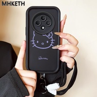 MHKETH Case For OPPO Reno 12F 4G 12F 5G F27 5G New Simple Lanyard Phone