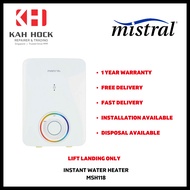 MISTRAL MSH118 INSTANT WATER HEATER - 1 YEAR LOCAL WARRANTY