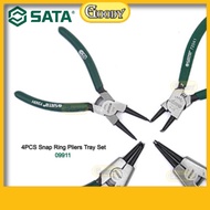 SATA 09911 4PCS Snap Ring Pliers Tray Set