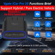 【for Hybrid & Electric Car】Vgate iCar Pro 2S OBD2 Car Scanner For BYD & Tesla & GWM Bluetooth 5.2 fo