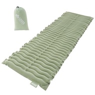 全新連盒 日本 LOGOS Wave Mat Tent Fitting Solo with Air Pump 波浪型戶外 露營氣墊 單人充氣床墊 地墊 連充氣泵