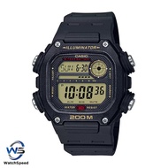 Casio DW-291H DW-291H-9AV DW-291H-9A Illuminator Digital Black Resin Band Men Watch