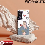 [SP117] Glossy Case CASE VIVO V40 LITE | HD Printed Glitter Case HIJABWanita | HD Quality | Premium 