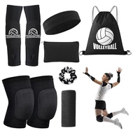 Volleyball Knee Pads Volleyball Arm Sleeves UMACWIN Volleyball Accessories Set with Knee Pads Arm Pa