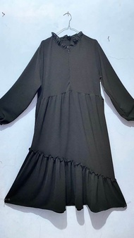 MIDI DRESS CRINKLE AIRFLOW PREMIUM /MIDI dress terbaru /gamis crinkle / gamis lebaran terbaru 2025/ 