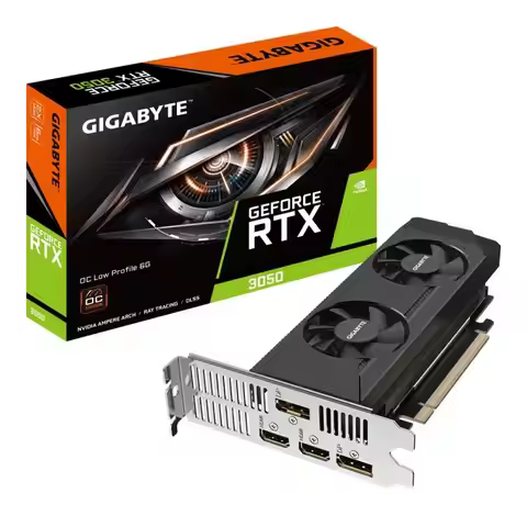 Gigabyte geforce rtx 3050 oc low profile 6g nvidia 6gb gddr6