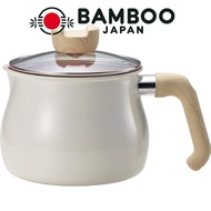 [ Direct from Japan ]WAHIRA FLAIS Multipot M size 14cm 2.2L (up to 3 servings) White 7 uses Simmer B