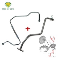 2x Turbo Charger Oil Feed & Return Pipe For Ford Transit MK7 MK8 RWD AWD 2.2 Diesel 2052535 1731783 