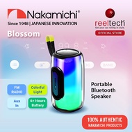 Nakamichi Blossom - Colorful Portable Bluetooth Speaker Wireless Karaoke Speaker USB FM Light Show B