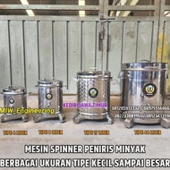 CO Mesin Spinner Pengering Peniris Minyak Bawang Goreng Tipe 4 Liter