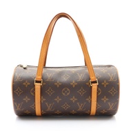 棕色 原花帆布 Papillon 26 手提包【LOUIS VUITTON LV 路易威登】 M51386