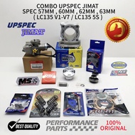 COMBO UPSPEC JIMAT LC135 SPEC 57MM,60MM,62MM,63MM (USE HEAD STANDARD) KOMBO MOTOR LC135