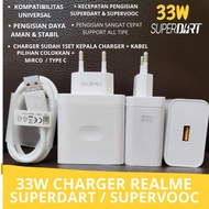 Original REALME 33W SUPER VOOC SUPERDART Fast Charging Type C Charger / realme 33W SuperVooc travel 