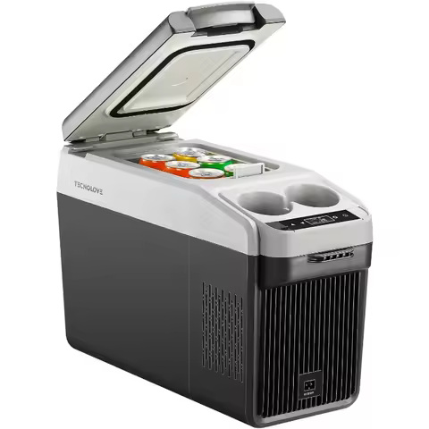 12 Volt Center Console Fridge,Car Refrigerator 16QT(15L) Cooler (-4℉-50℉),Portable Car Refrigerator 