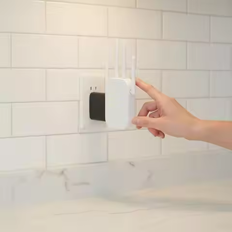 WiFi Signal Amplifier Signal Booster Wired Bedroom Repeater Extender