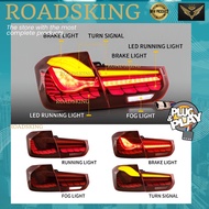 BMW F30 F35 F80 REAR BUMPER TAIL LAMP BRAKE LIGHT DYNAMIC RUNNING SIGNAL DRAGON SMOKE RED V2 VISION