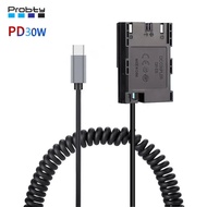 LP-E6 LP-E6N Dummy Battery USB-C/Type-C Power Adapter For Canon EOS R5 R5C R6 5DS R 7D 6D 5D3 5D4 90