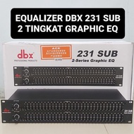 Dbx Equalizer Model 231 Sub 2 Stage Graphic EQ Equivalent 231Sub