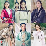 新版倚天屠龍記趙敏周芷若同款宋朝經典影視古裝武俠俠女演出服裝【樂營】
