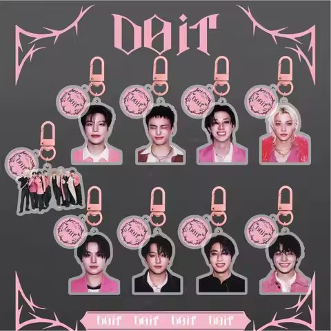 SKZOO's same male band star new album cute accessories acrylic keychain bag decoration small pendant