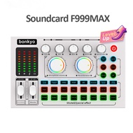 Hi-Net&Bonkyo  F999MAX/F999X sound card live broadcast equipment full set Bluetooth live soundcard b