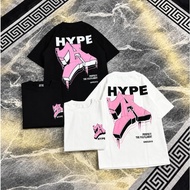 Pink Big Logo Oversized Hype T-Shirt (Unisex)