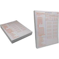 Objectif  answer Sheet / Kertas OMR Objektif UPSR & SPM / Kertas Jawapan objektif (480 Sheets)