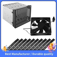 Storage Expansion Hard Drive Cage DIY Hard Drive Disk Cage Rack 5.25 Inch to 5X 3.5Inch Bracket with