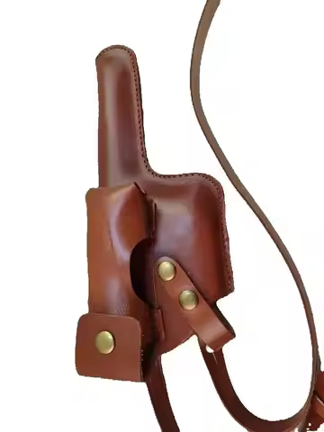 WW2 GERMAN MAUSER C96 GUN LEATHER HOLSTER BROOMHANDLE WITH STRAP suit