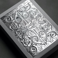 Gatorbacks Silver Playing Cards by David Blaine