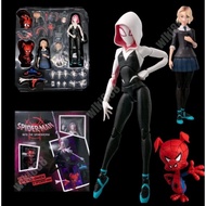 Spiderman sentinel figure spider gwen + ham miles morales