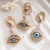 Creative Blue Eyes Bag Pendant Devil's Eye Keychain Pendant Metal Small Jewelry 11.1911.19