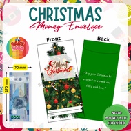 BIG AMPAO / AMPAW / ANGPAO MONEY ENVELOPE - MERRY CHRISTMAS (10 pc)