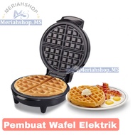 MESIN MERIAHSHOP Electric Waffle Maker Jumbo Size 20cm Electric Waffle Maker Machine HAEGER Non-Stic
