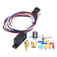 Car Cooling Fan Thermostat Switch Car Fan Sensor Relay Harness Kit 12v Automotive Fan Car Accessorie