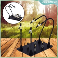 [lzdhuiz3] SiaBiced Helping Hands Soldering Holder Third Hand 4 Flexible Helping Helping Hand for