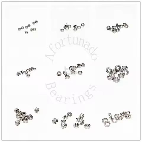 Metal Sealed Chrome Steel Miniature Bearings 10pieces mr62zz mr84zz mr94zz mr115zz mr126zz mr137zz
