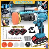 3-in-1 Cordless Impact Drill Electric Screwdriver Cordless Hammer Drill Handheld Drill 588VF Lithium