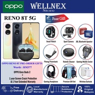 OPPO Reno 8T 5G/4G (16GB (8+8) RAM l 256GB ROM) Original OPPO Malaysia Warranty