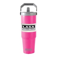 LASA 304 Stainless Steel Handheld Vacuum Tumbler With Straw Handle (900ml)