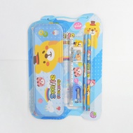 Gratis Ongkir - Stationery Set Souvenir Anak / Set Alat Tulis 6 in 1 / Fancy Set Anak Motif Karakter