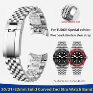 20/21/22mm Jubilee Stainless Steel Watch Band Solid Curved End Bracelet For Tudor Heritage Chrono 41
