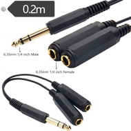 ... · · 6.35mm One Point Two Audio Cable 6.5 Male to Dual 6.5 Female Large Three Core to Large Two C