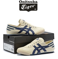 Onitsuka Tiger Shoes Casual Classic Beige White One Foot with Soft Canvas Soles Comfortable Light Breathable Walking Shoes Sports Jogging Sloth Shoes