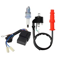 1 Set 3085564 Ignition Coil & Spark Plug & CDI Box for Polaris Sportsman 500 1996 1997 1998 1999 200
