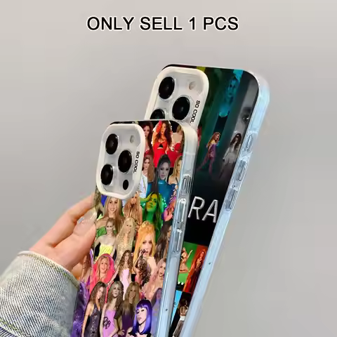 Shakira Fashion Phone Case for iPhone 18 17 16 15 14 13 12 11 X XR XS Air Pro Max Plus White Colorfu