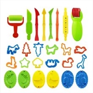 Kids DIY Play Dough Art Craft Toys 3D Plasticine Model Toos Accessories Clay Cutter Molds Creative S