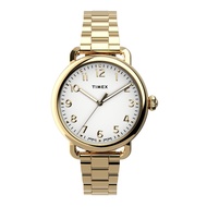 Timex TW2U13900 Standard นาฬิกาข้อมือผู้หญิง สายสแตนเลส Gold-Tone หน้าปัด 34 มม.