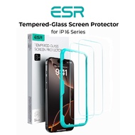 ESR iPhone 16 /16 Plus /16 Pro /16 Pro Max /15 /15 Plus /15 Pro /15 Pro Max Tempered Glass Screen Pr